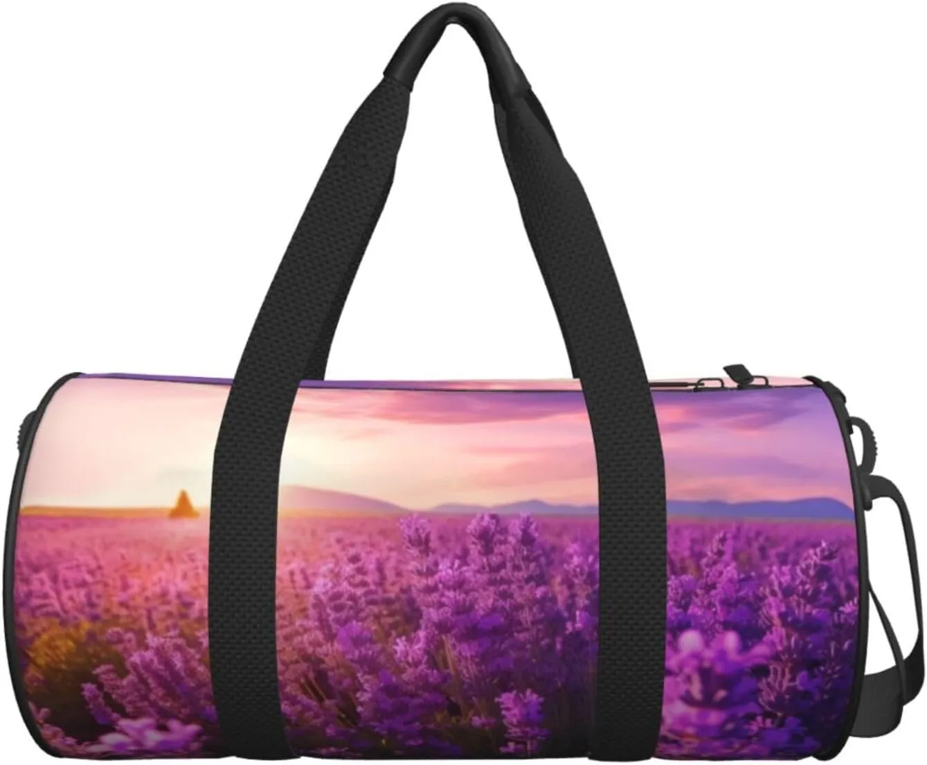 Travel Bag For Women,Lavender Print Personal Item Duffle Bags,Weekend Travel Duffel Tote Bag,Travel Sport Gym Bag For Men,Airplane Travel Essentials For Flying