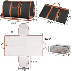 Travel Bags for Women - Multifunctional - Zipper Closure - Pink - Cotton - 52x32x25cm
