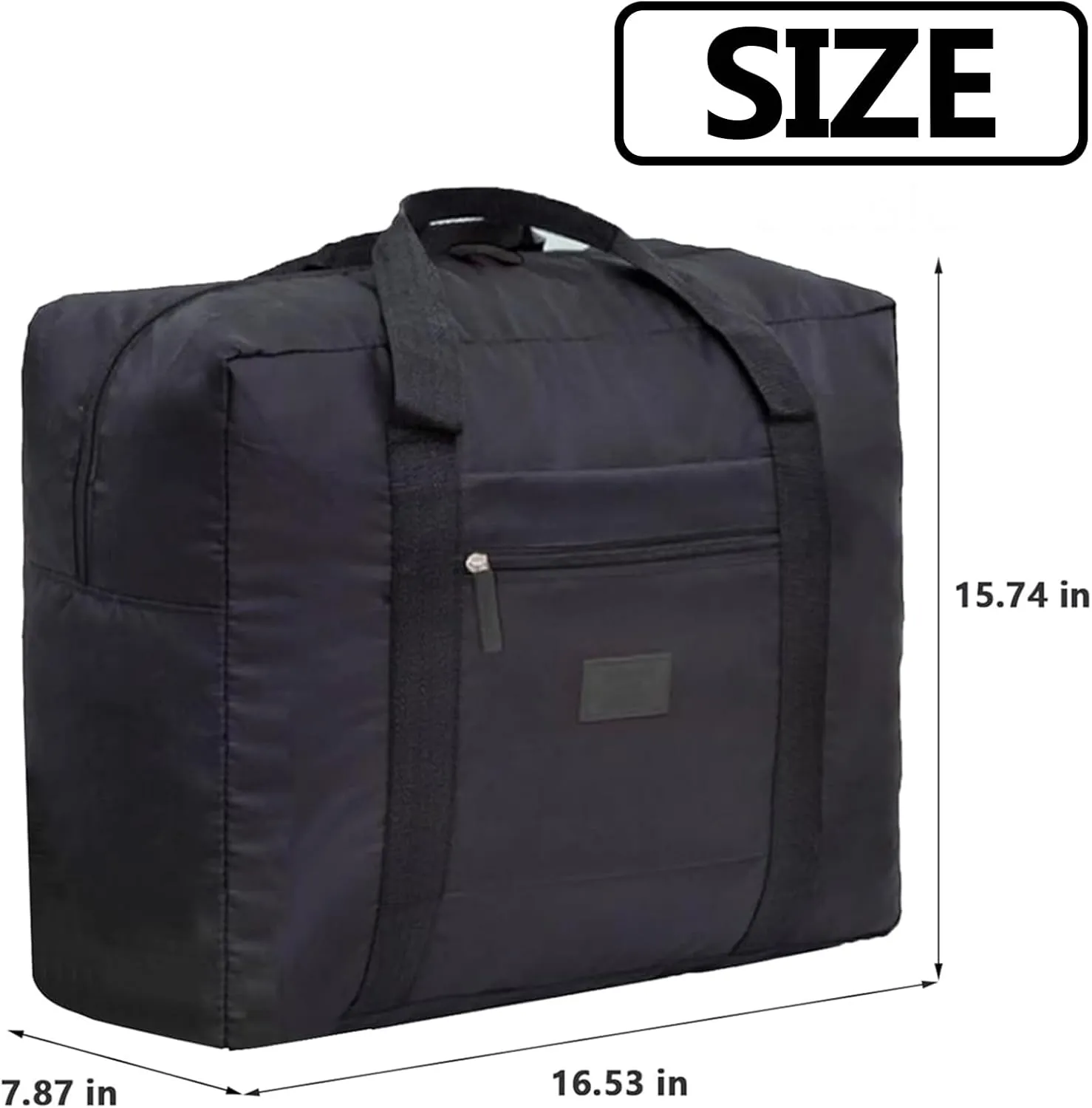 Travel Duffel Bag Lightweight Foldable Travel Bag for Women and Men Waterproof Tote Carry On LuggageWeekender Overnight Bag (Red Black)