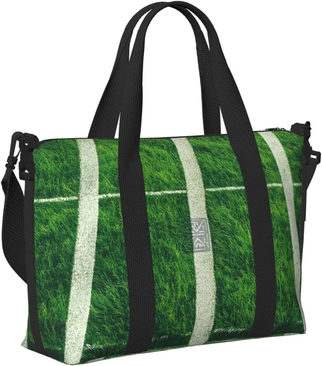 Travel Duffle Bag Sports Grass Theme Weekender Overnight Bags Luggage Bag for Women Men Waterproof Sports Gym Bag Hand Bag with Shoulder Strap