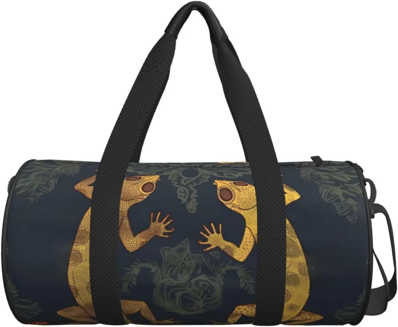 Travel Duffle Bag Weekender Bags For Men Women With Shoe Compartment Large Capacity Weekender Overnight Bag Gecko Lizards Carry On Tote Bags Sport Gym Bag For Travel Yoga