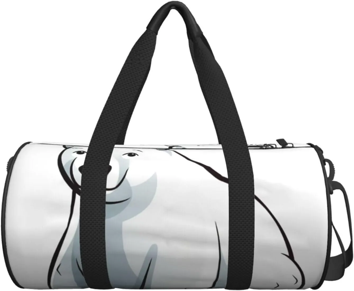Travel Duffle Bag Weekender Bags for Men Women with Shoe Compartment Large Capacity Weekender Overnight Bag Polar Bear Carry On Tote Bags Sport Gym Bag for Travel Yoga