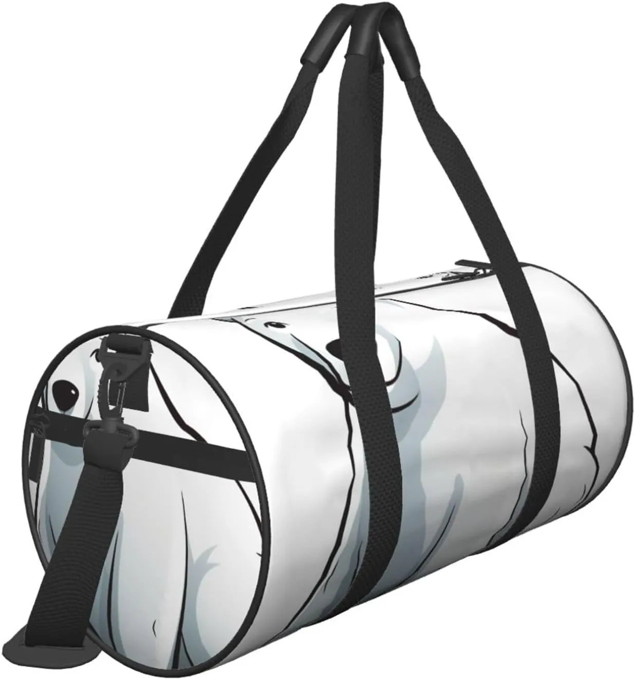 Travel Duffle Bag Weekender Bags for Men Women with Shoe Compartment Large Capacity Weekender Overnight Bag Polar Bear Carry On Tote Bags Sport Gym Bag for Travel Yoga