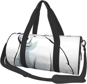 Travel Duffle Bag Weekender Bags for Men Women with Shoe Compartment Large Capacity Weekender Overnight Bag Polar Bear Carry On Tote Bags Sport Gym Bag for Travel Yoga