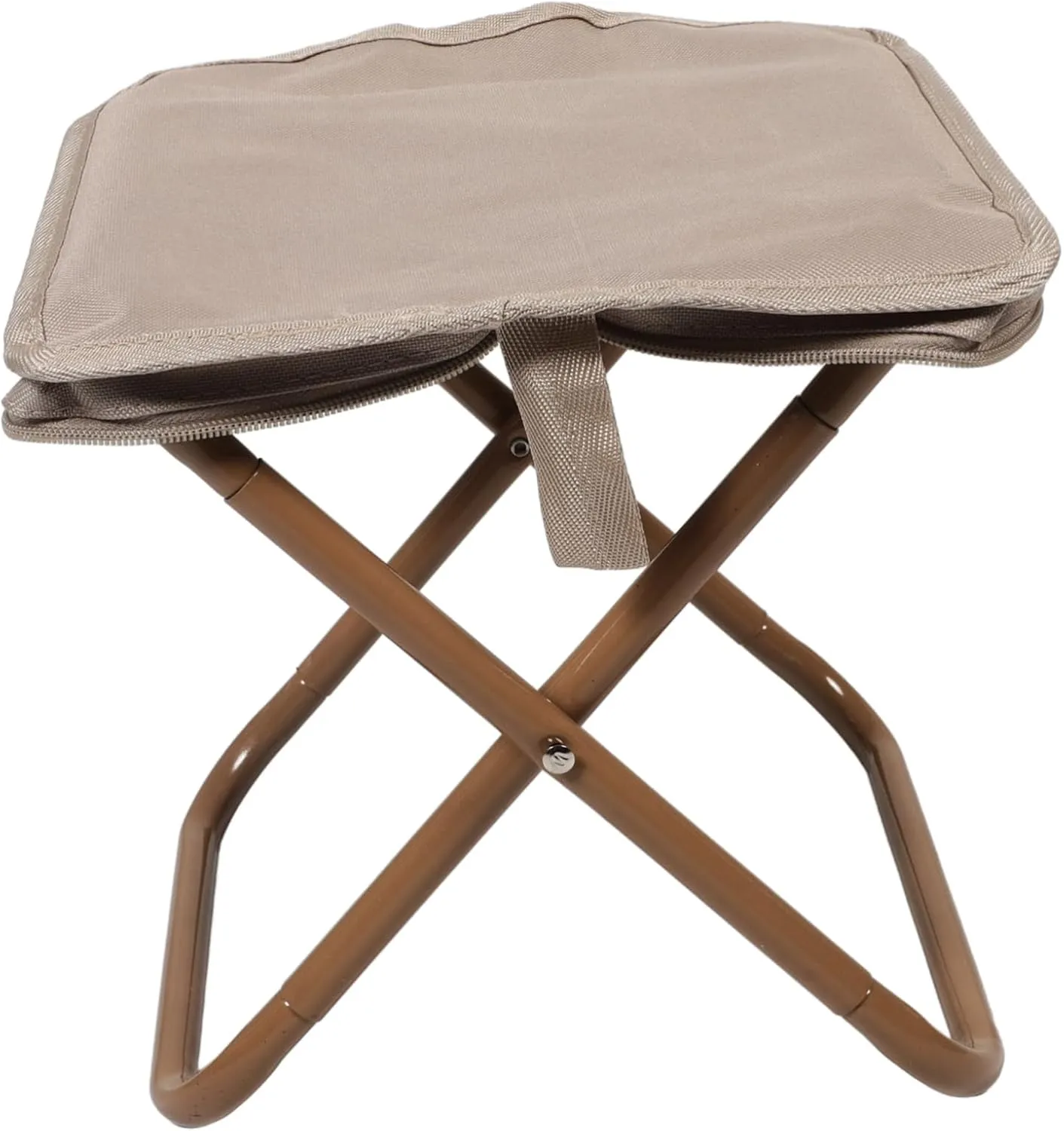 Travel Stool Folding Camping Chair Oxford Fabric Garden Work Stool Easy to Carry for Outdoor Activities Hiking Fishing