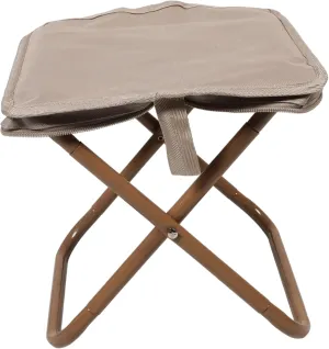 Travel Stool Folding Camping Chair Oxford Fabric Garden Work Stool Easy to Carry for Outdoor Activities Hiking Fishing