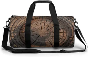 Tree Stump Gym Bag Sport Gym Tote Bag Lightweight Duffle Bag Carry On Weekender Bags for Women Men
