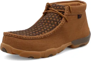 Twisted X Men's Work Chukka Driving Moc, Moc Toe Nano Toe with CellSole, Clay & Cocoa, 11 M