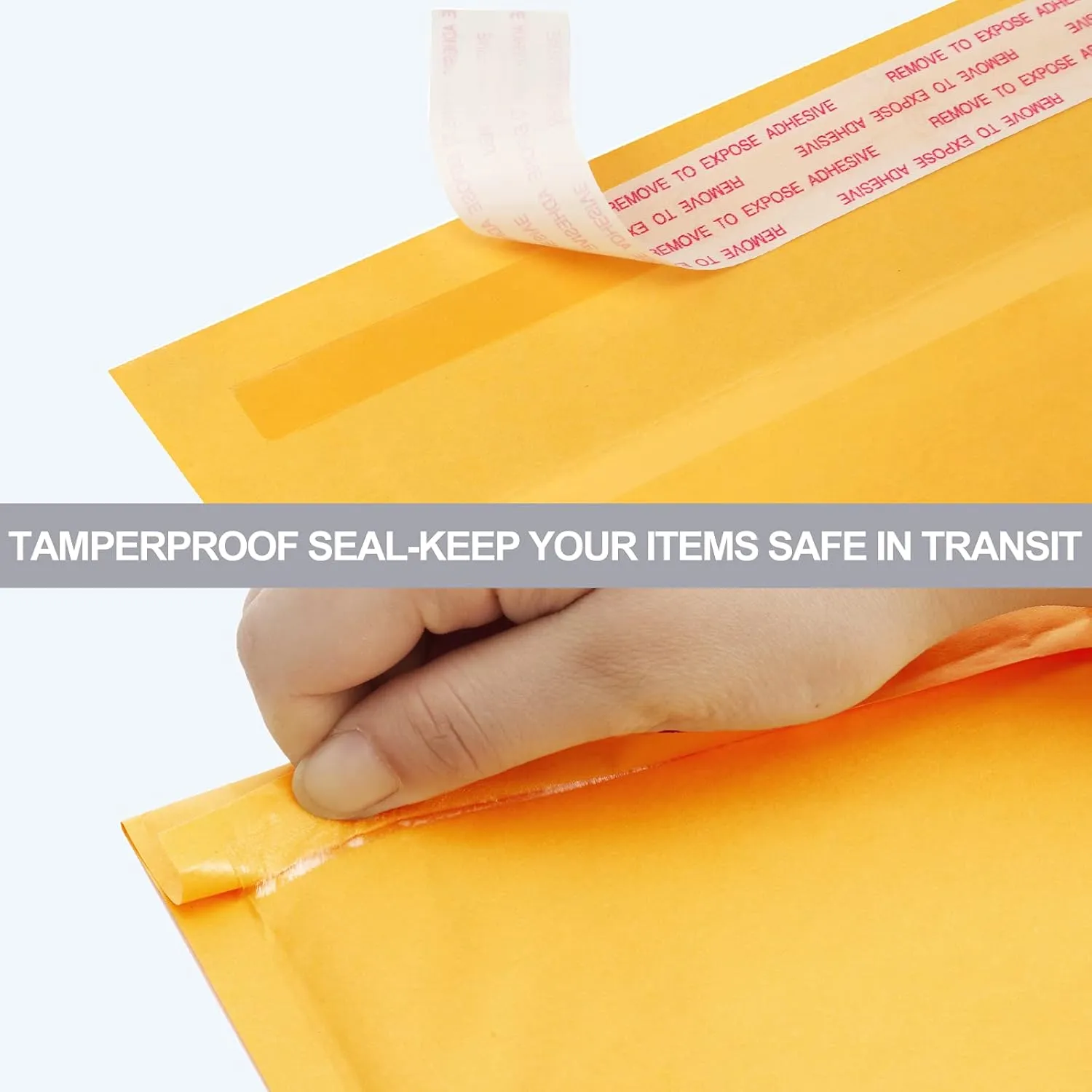 UCGOU Kraft Bubble Mailers 8.5x12 Inch 25 Pack Yellow Padded Envelopes #2 Medium Mailing Packages Self Sealing Tear Resistant Boutique Bulk Mail Shipping Bags for Jewelry Makeup Supplies
