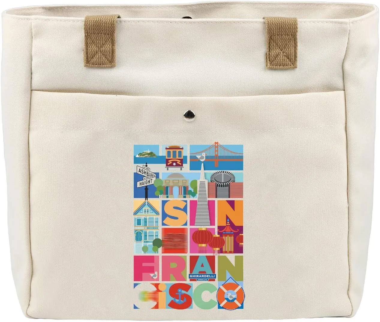 UJIMS California Vacation Gifts San Francisco Shoulder Tote bag San Francisco Souvenirs Gift Francisco Lover Gifts