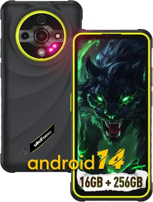 Ulefone Armor X31 Pro 5G Rugged Smartphone, 16GB 256GB/2TB MTK Dimensity 6300 Android 14, 64MP 25MP Main Camera, 6050mAh, 6.56" HD  Corning Gorilla Screen, IP68/69K Waterproof, Widevine L1 - Green
