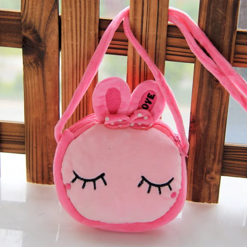 Unique Cute Plush Cartoon Princess Boys Crossbody Bags