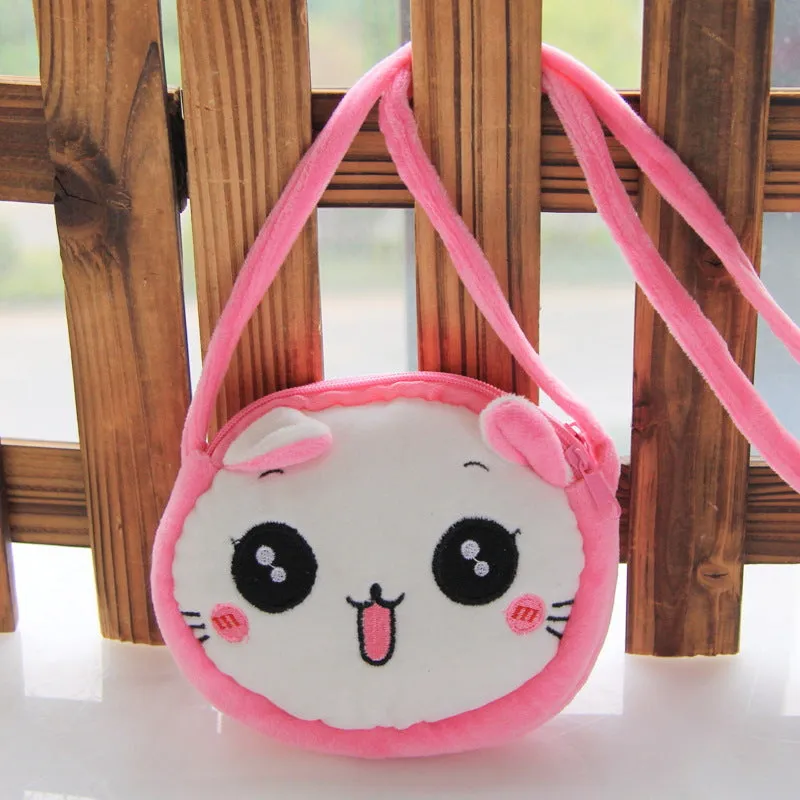 Unique Cute Plush Cartoon Princess Boys Crossbody Bags