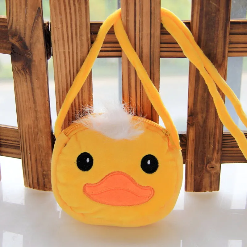 Unique Cute Plush Cartoon Princess Boys Crossbody Bags