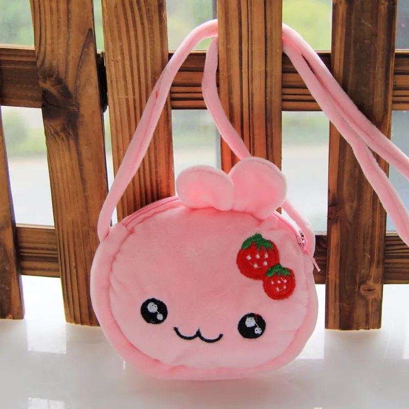 Unique Cute Plush Cartoon Princess Boys Crossbody Bags