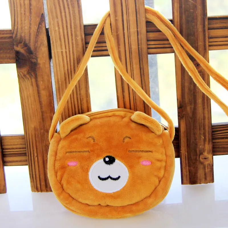 Unique Cute Plush Cartoon Princess Boys Crossbody Bags