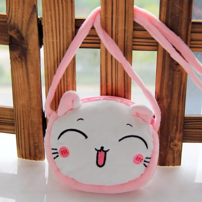 Unique Cute Plush Cartoon Princess Boys Crossbody Bags