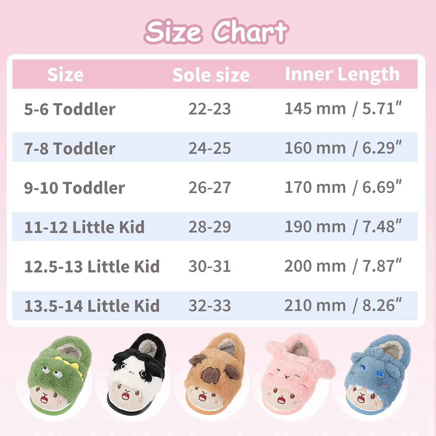 Unisex Kids Toddler Slippers - Brown, Fuzzy, Playful, Cartoon Animal Themed - Panda & Sloth Motifs - Soft Plush, Warm, Anti-Slip EVA Soles - Perfect for Indoor, Outdoor & Casual Wear