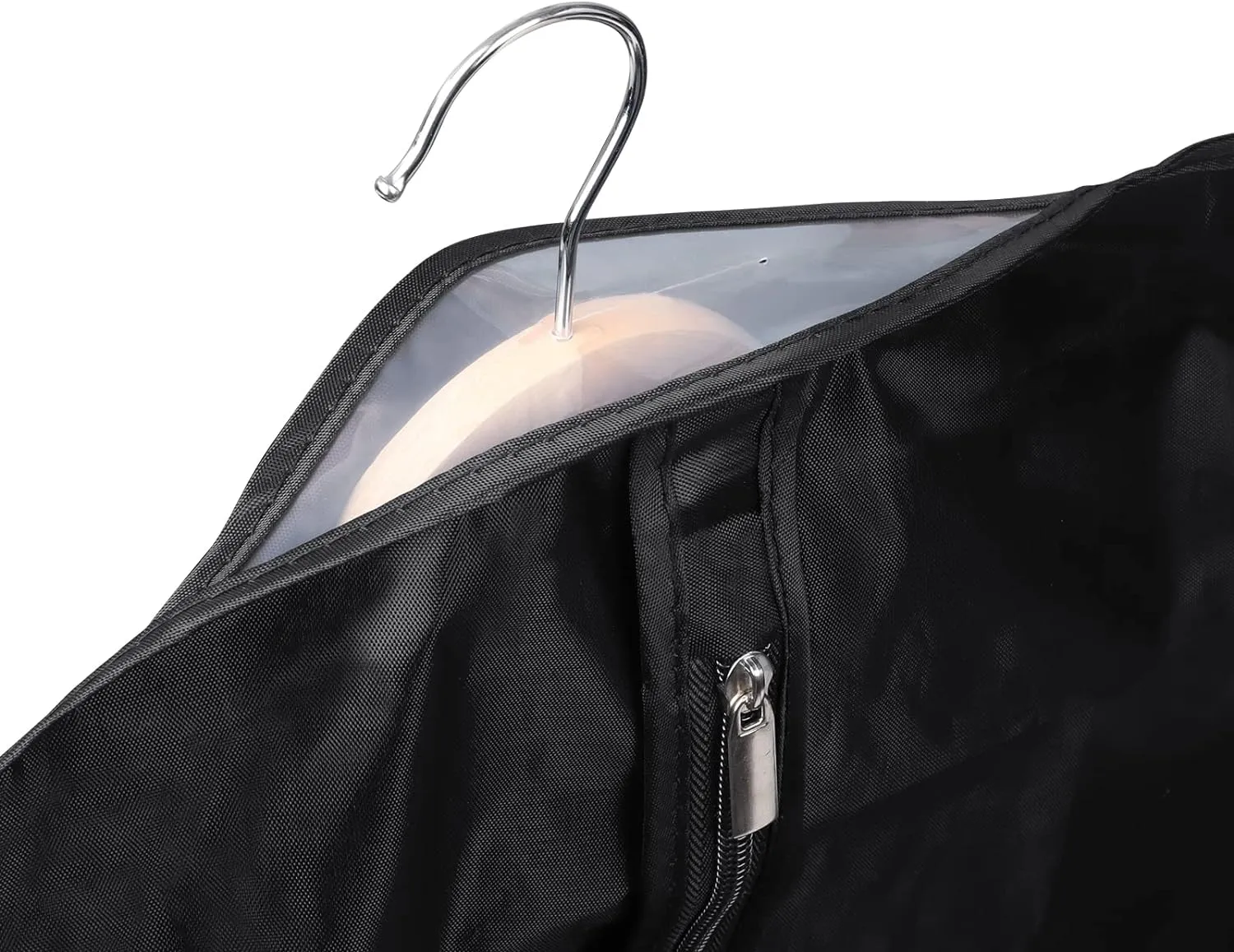 Univivi Garment Bag Suit Bag for Storage and Travel 43 inches, Lightweight Study Full Zipper Washable Suit Cover for Dresses, Suits, Coats, Set of 3