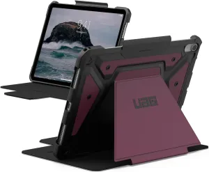 URBAN ARMOR GEAR UAG Designed for iPad Air 11" Case (6th/7th Gen 2024-2025) M3 A3266 A3267 Rugged Auto Sleep/Wake Folio Cover with Pencil Holder & Multi-Angle Adjustable Stand, Metropolis SE Bordeaux