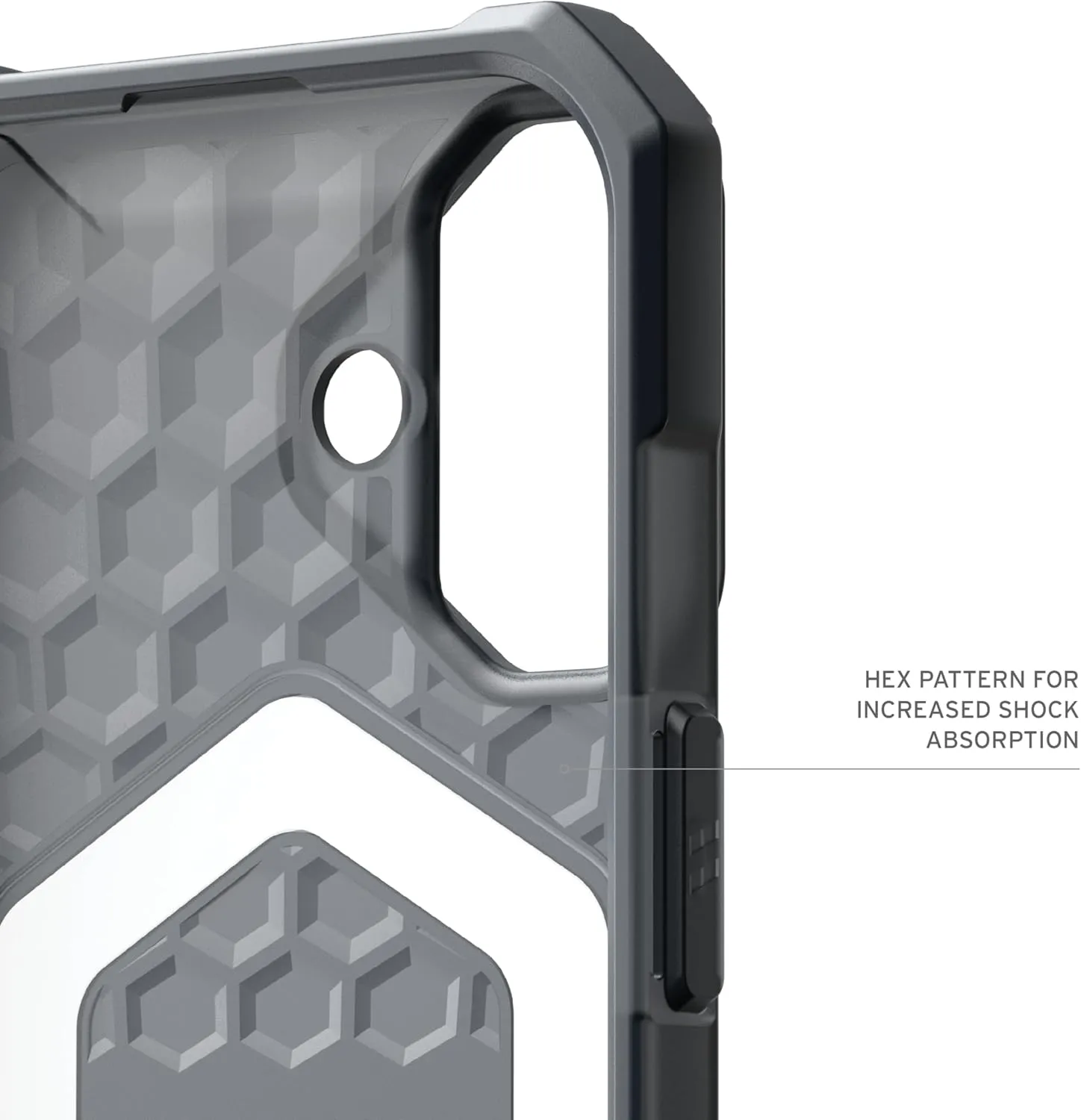 URBAN ARMOR GEAR UAG Designed for iPhone 16 Case 6.1" Essential Armor - Compatible with MagSafe Charging Rugged Slim Sleek Shockproof Anti-Slip Military Grade Protective Cover, Ash