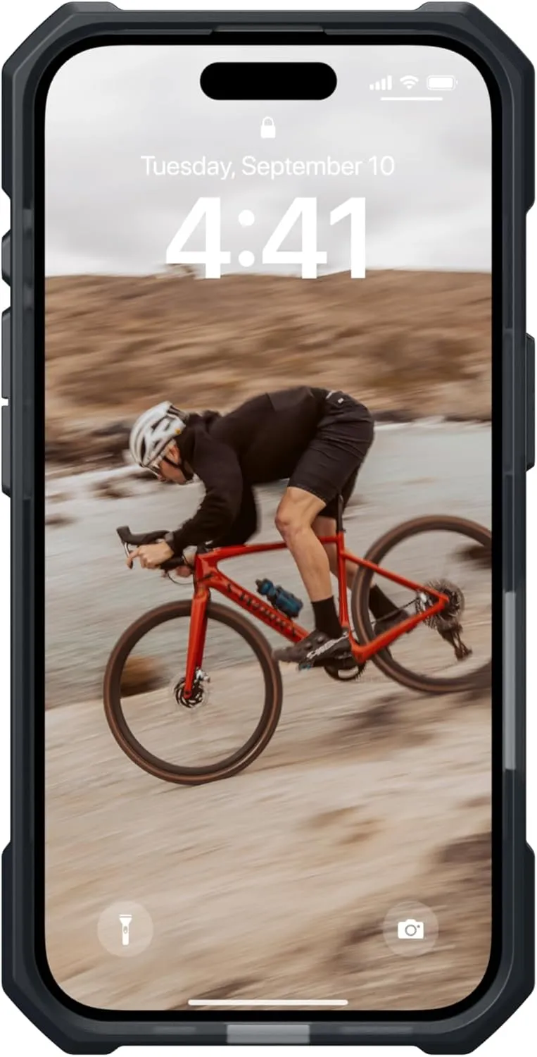 URBAN ARMOR GEAR UAG Designed for iPhone 16 Case 6.1" Essential Armor - Compatible with MagSafe Charging Rugged Slim Sleek Shockproof Anti-Slip Military Grade Protective Cover, Ash