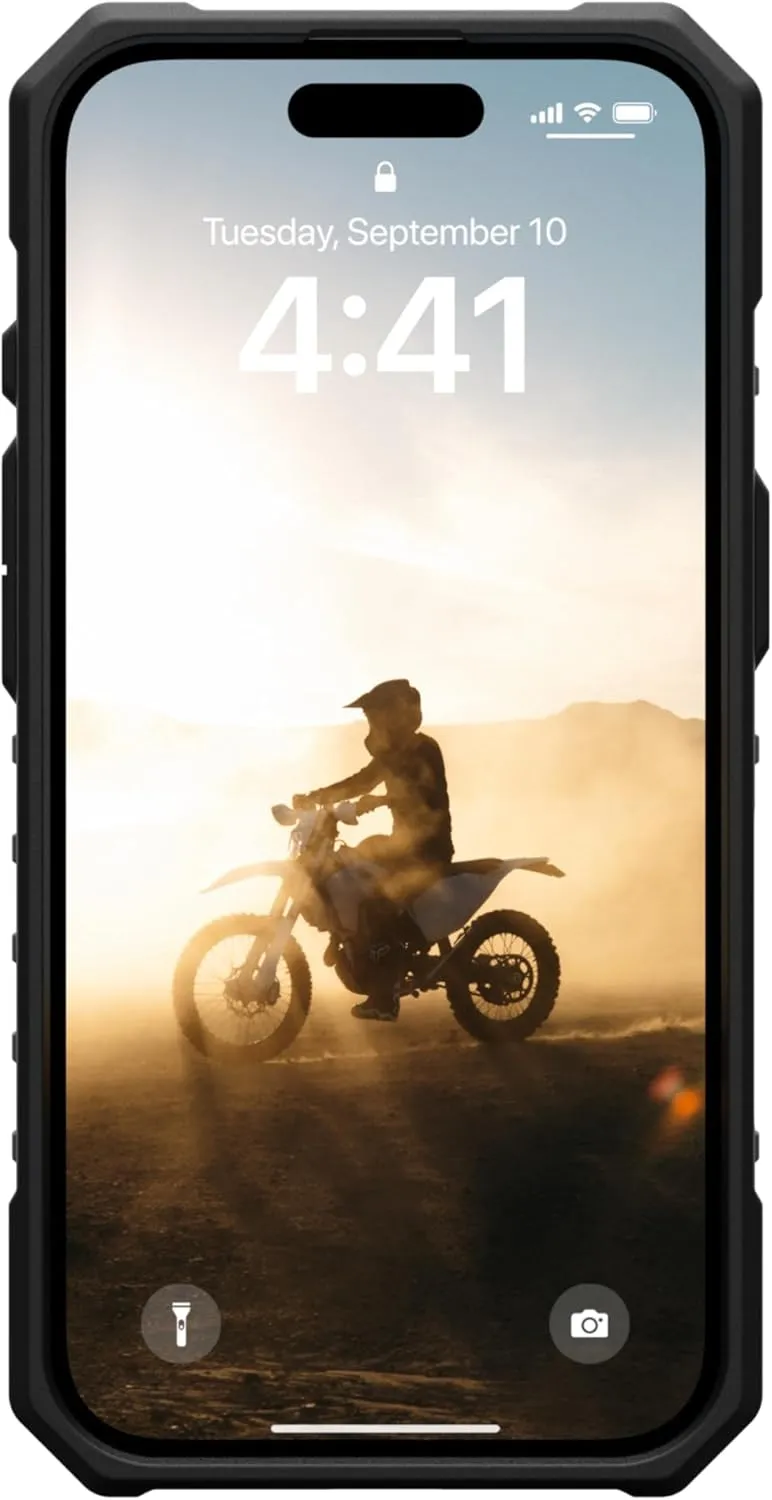 URBAN ARMOR GEAR UAG Designed for iPhone 16 Case 6.1" Pathfinder Clear - Compatible with MagSafe Charging Rugged Shockproof Anti-Slip Military Grade Protective Cover, Ice