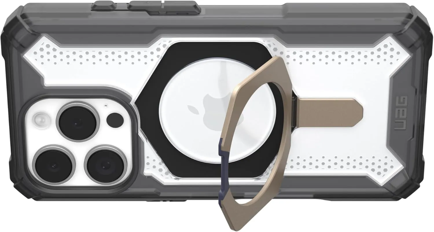 URBAN ARMOR GEAR UAG Designed for iPhone 16 Pro Case 6.3" Plasma XTE - Compatible with MagSafe Charging & Kickstand Rugged Shockproof Anti-Slip Military Grade Protective Cover, Ash/Titanium