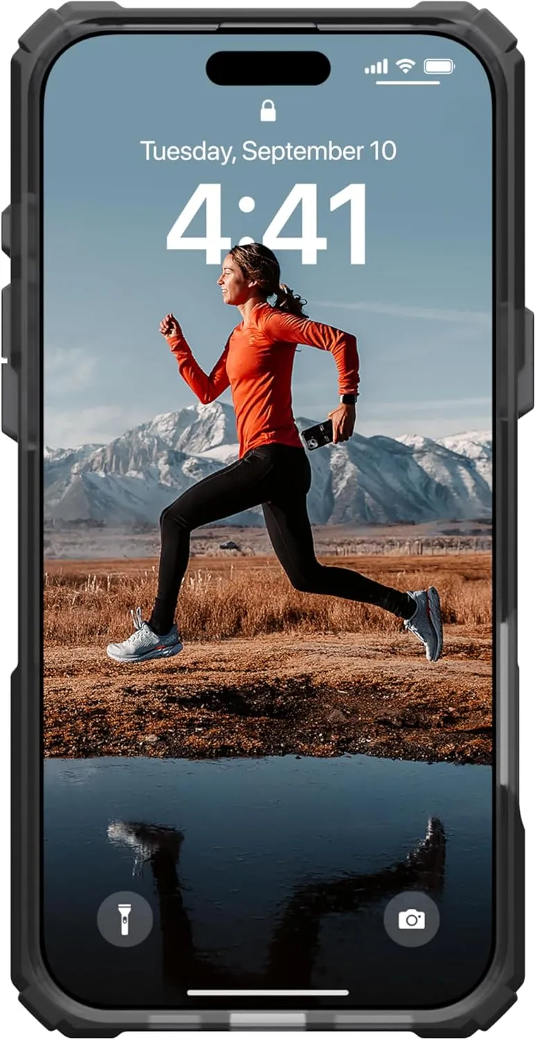 URBAN ARMOR GEAR UAG Designed for iPhone 16 Pro Max Case 6.9" Plasma XTE - Compatible with MagSafe Charging & Kickstand Rugged Shockproof Anti-Slip Military Grade Protective Cover, Ash/Titanium