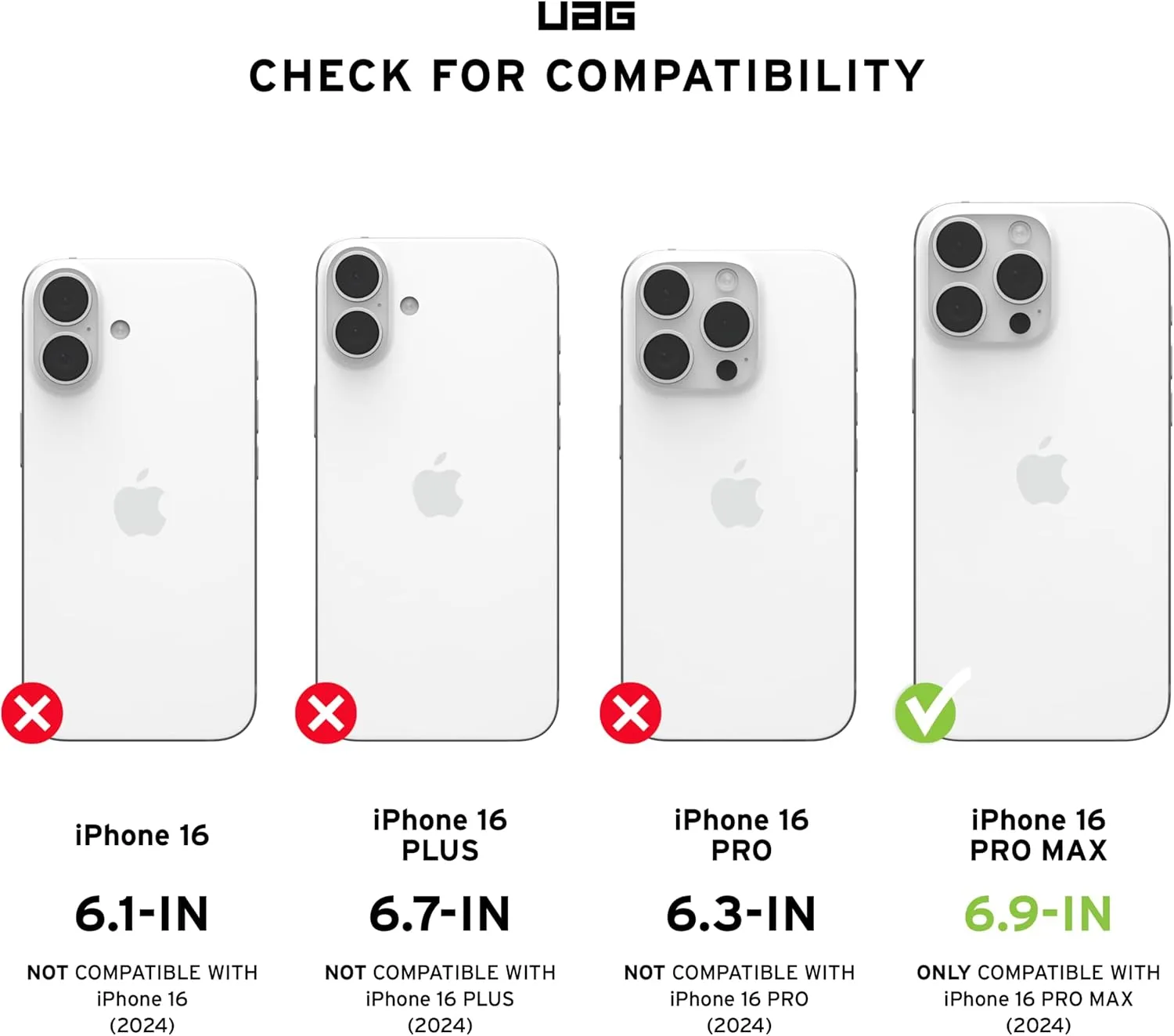 URBAN ARMOR GEAR UAG Designed for iPhone 16 Pro Max Case 6.9" Plasma XTE - Compatible with MagSafe Charging & Kickstand Rugged Shockproof Anti-Slip Military Grade Protective Cover, Ash/Titanium