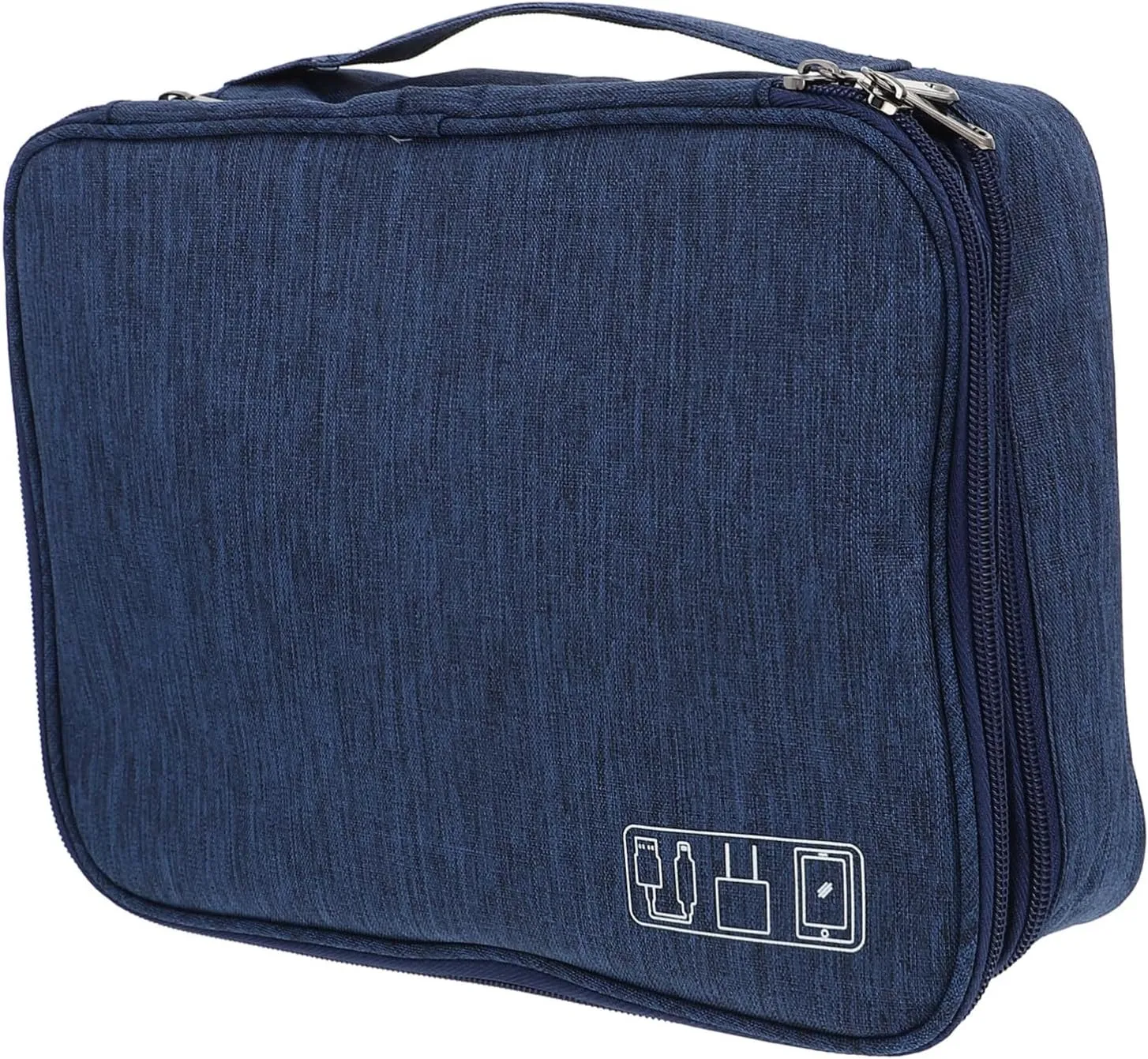 Vaguelly Travel Storage Bag for Cables Electronic Accessories and Power Banks Durable Organizer Case with Shock Resistance for Items and Chargers