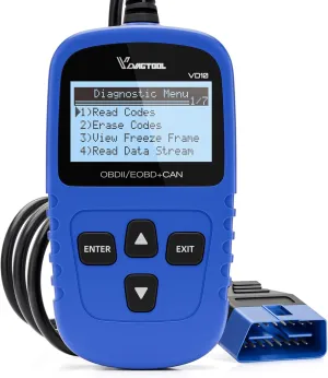VDIAGTOOL VD10 OBD2 Scanner Code Reader Car Diagnostic Tool Engine Fault Code Reader for Turn Off CEL with Live Data/Freeze Frame/I/M Readiness for All OBDII Protocol Cars, fixd car Diagnostic Tool