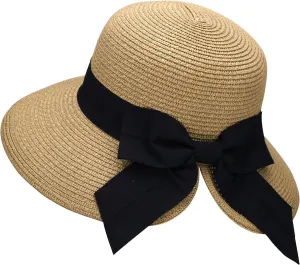 Verabella Sun Hats for Women UPF 50  Women's Lightweight Foldable/Packable Beach Sun Hat