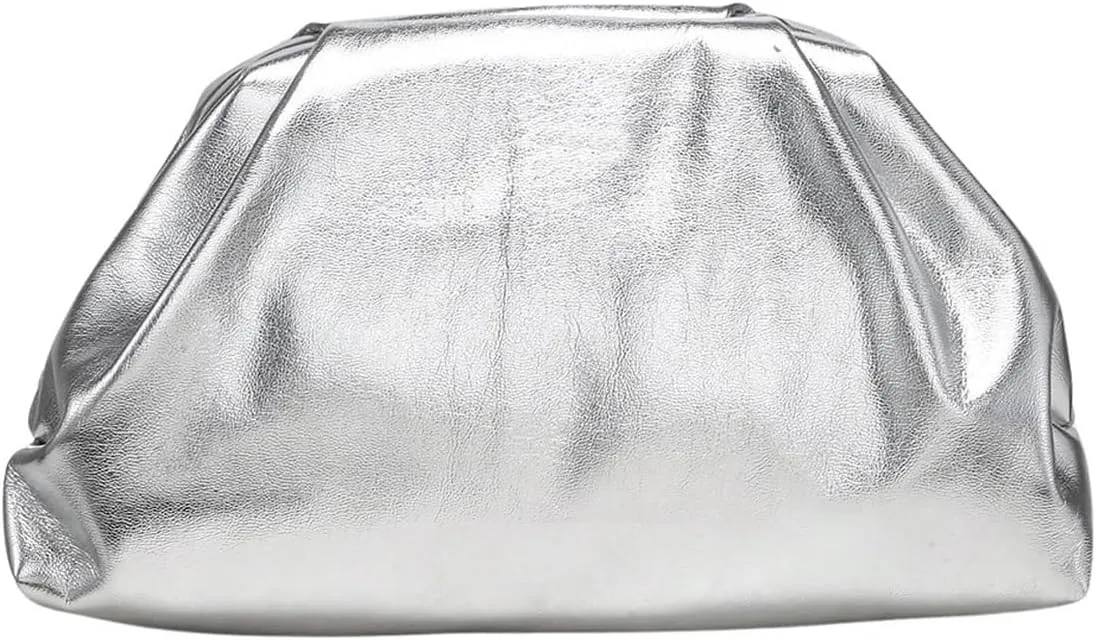Verdusa Women's Straw Woven Clutch Handbags Striped Dumpling Clutch Purses