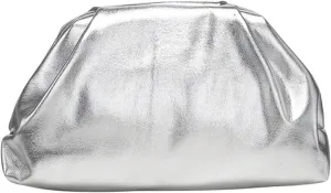 Verdusa Women's Straw Woven Clutch Handbags Striped Dumpling Clutch Purses
