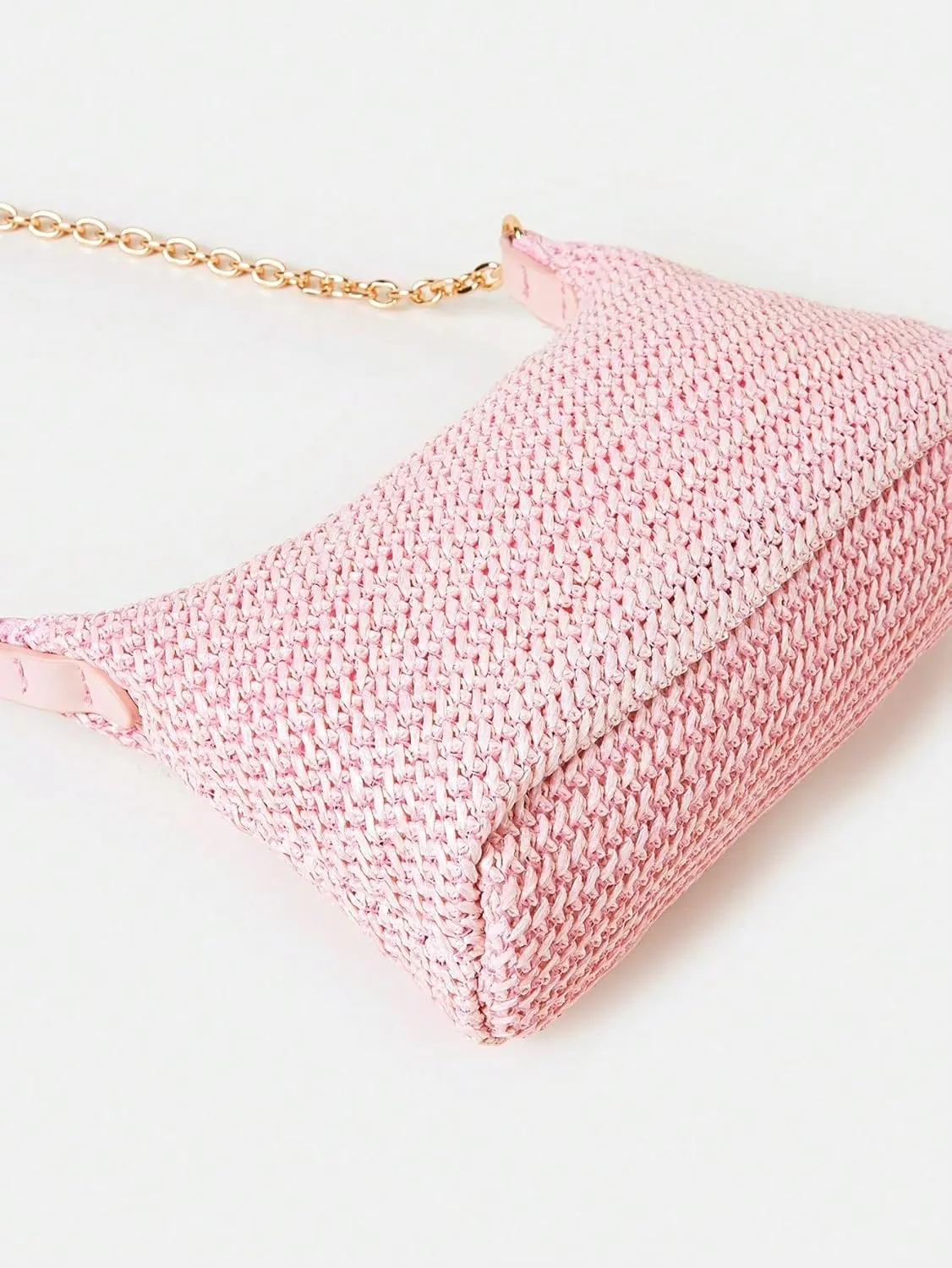 Verdusa Women's Straw Woven Shoulder Bag Tote Handbag Summer Beach Purse