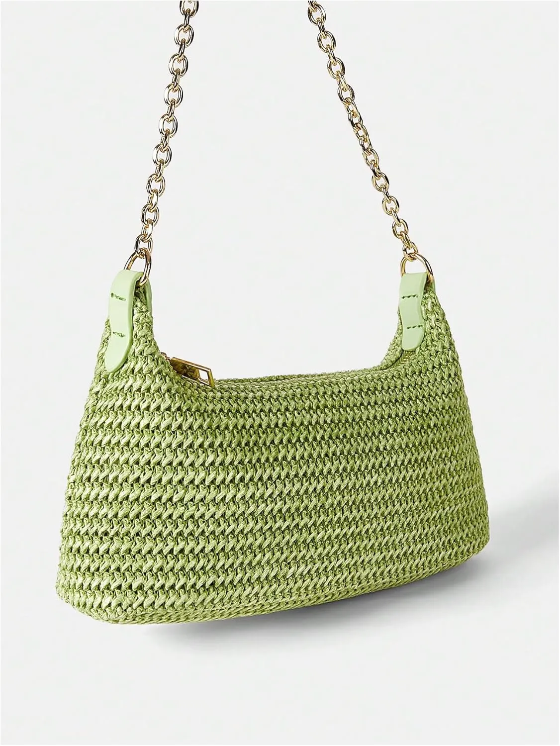 Verdusa Women's Straw Woven Shoulder Bag Tote Handbag Summer Beach Purse