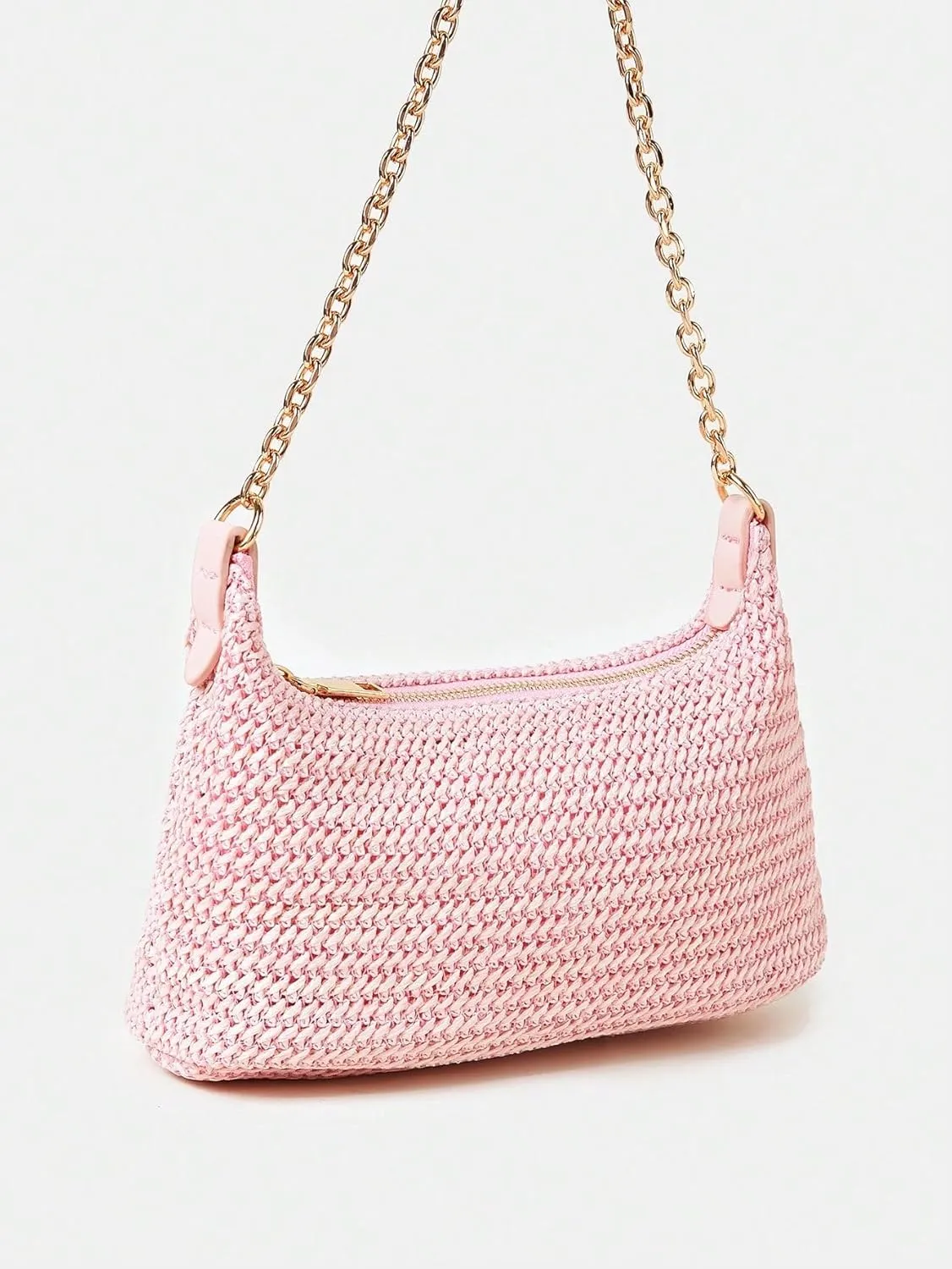 Verdusa Women's Straw Woven Shoulder Bag Tote Handbag Summer Beach Purse