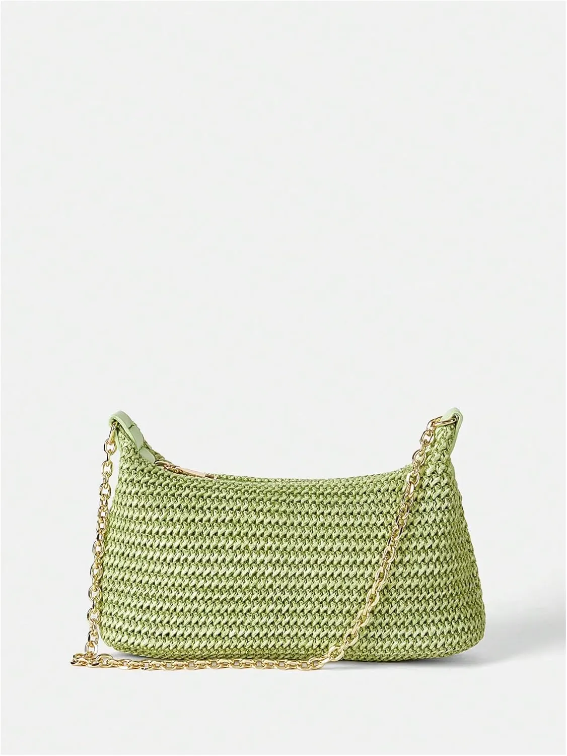 Verdusa Women's Straw Woven Shoulder Bag Tote Handbag Summer Beach Purse