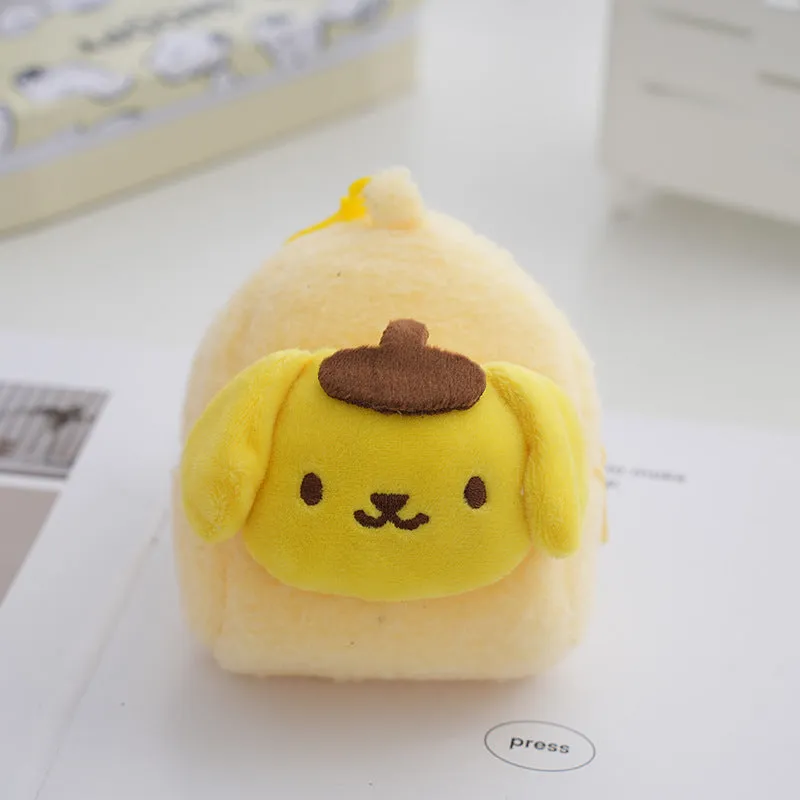 Versatile Cartoon Change Plush Cute Purple Purses