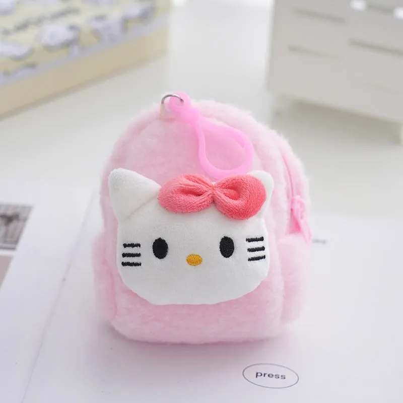 Versatile Cartoon Change Plush Cute Purple Purses