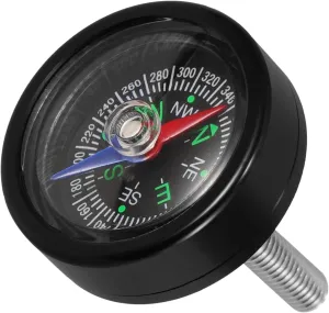 VICASKY 1 Set Portable Mountain Bike Compass Practical Bike Mounted Navigation Accessory Easy to Install and Remove Durable Design for Outdoor Safety