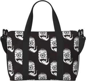 Vintage Lantern Ghost Travel Bag for Women Men Weekender Bags Carry on Overnight Bag Tote Bag Yoga Gym Bag for Gym, Work, Weekend, Travel, Personal Items