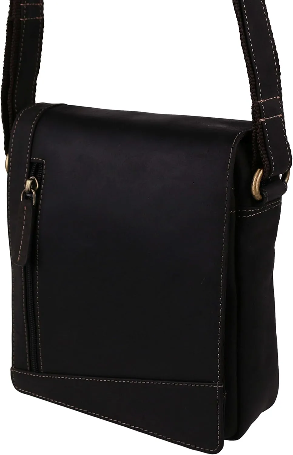 Visconti Women's Oiled Leather Cross Body/Shoulder Bad By ; Merlin Travel Onesize Oil Brown
