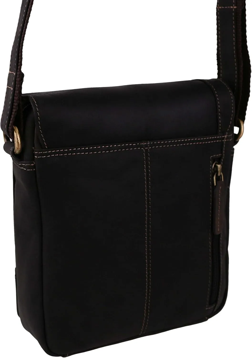 Visconti Women's Oiled Leather Cross Body/Shoulder Bad By ; Merlin Travel Onesize Oil Brown