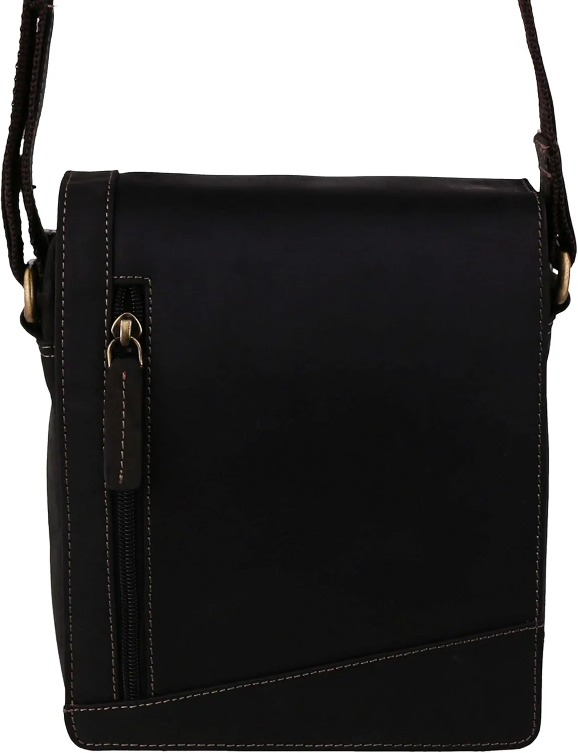 Visconti Women's Oiled Leather Cross Body/Shoulder Bad By ; Merlin Travel Onesize Oil Brown