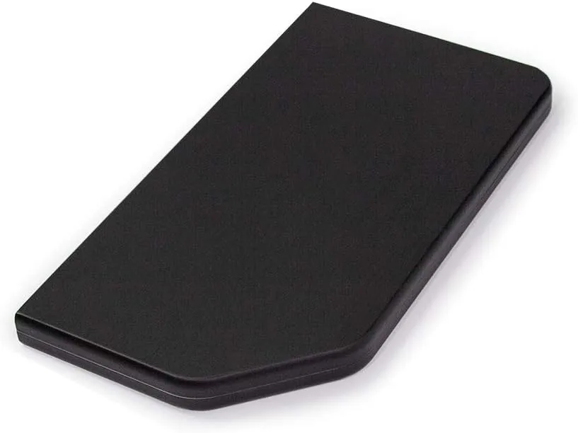 Vispronet 20in x 21.75in x .75in Hard Travel Case Tabletop Square – Square Foldable Black Wood Grain Laminated Tabletop with Carrying Case – Does Not Include Hard Travel Case