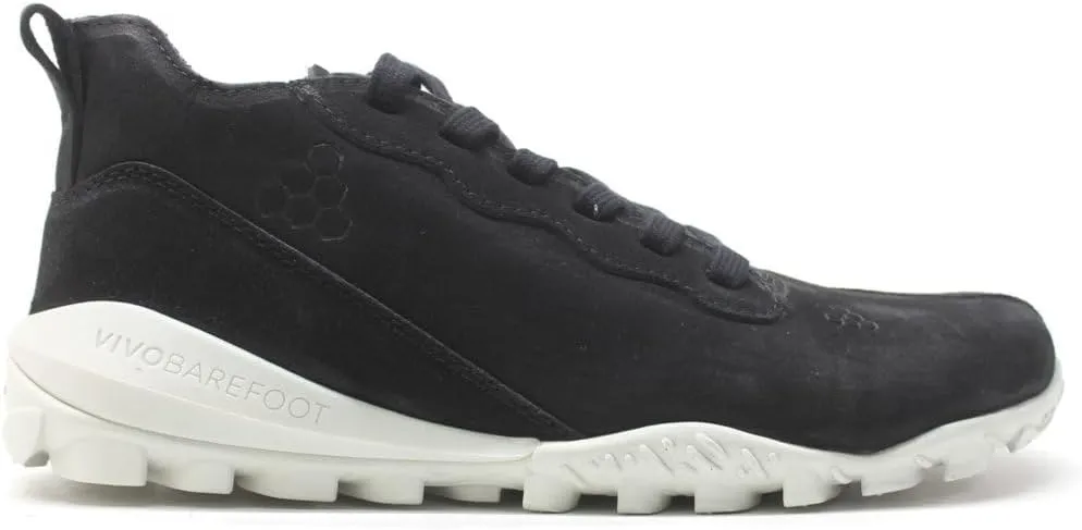 Vivobarefoot Womens Novus Mid Leather Obsidian Trainers 9 US