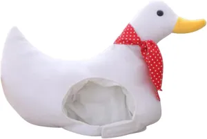 VOSAREA Adjustable Duck Cosplay Hat Funny Cartoon Stuffed Headwear for Parties Photo Props and Dress Up Cute Duck Cap for Adults