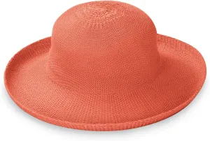 Wallaroo Hat Company Women’s Petite Victoria Sun Hat – Wide Brim, Packable, Adjustable, Breathable, Small Summer Beach Hat